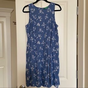 Dip Blue Floral Dress